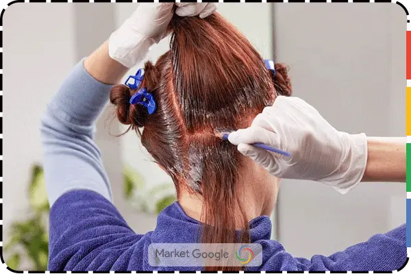 نحوه تبلیغ برای رنگ مو