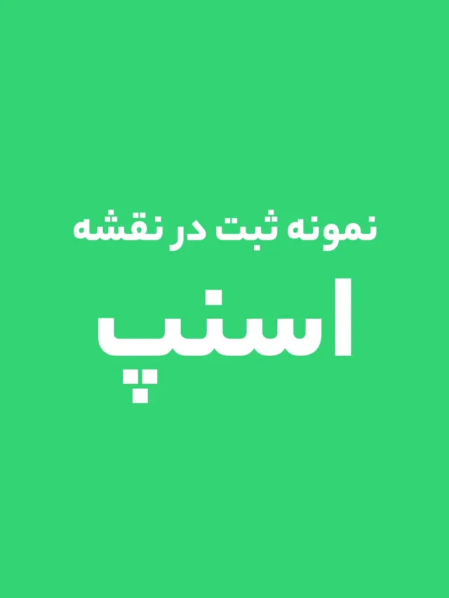 اسنپ | نمونه ثبت